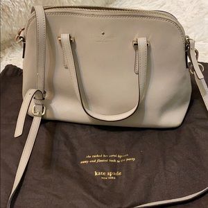 Kate Spade Nude neutral beige and gold Crossbody